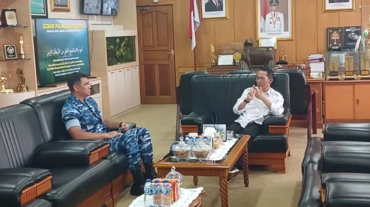 Danlanud Hang Nadim Perkuat Sinergi Dengan Pemko Batam