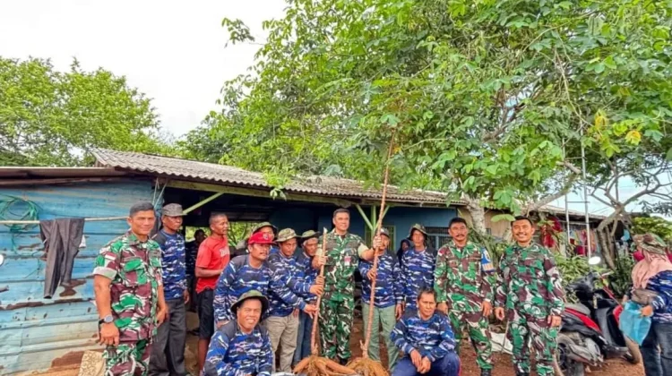 Danlanud Hang Nadim Perkuat Sinergi Bersama Kelompok Tani