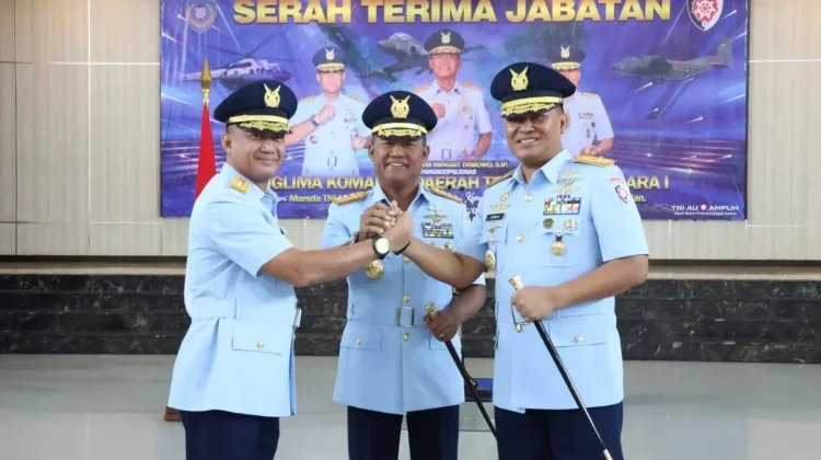 Danlanud HNM Hadiri Sertijab Pangkodau I Resmi