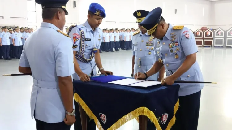 Danlanud HNM Hadiri Sertijab Pangkodau I Resmi