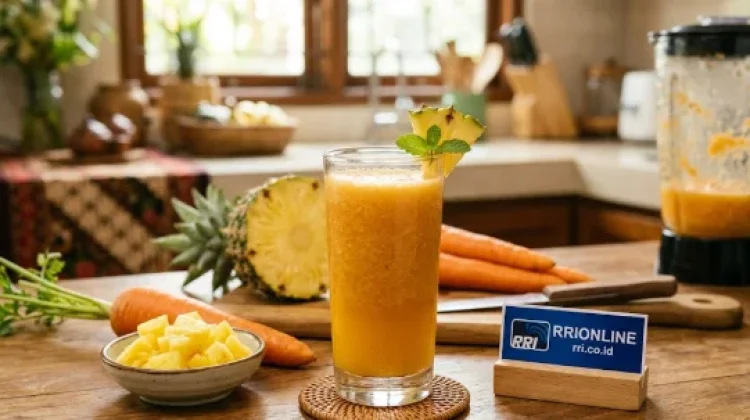 Khasiat Jus Wortel Campur Nanas