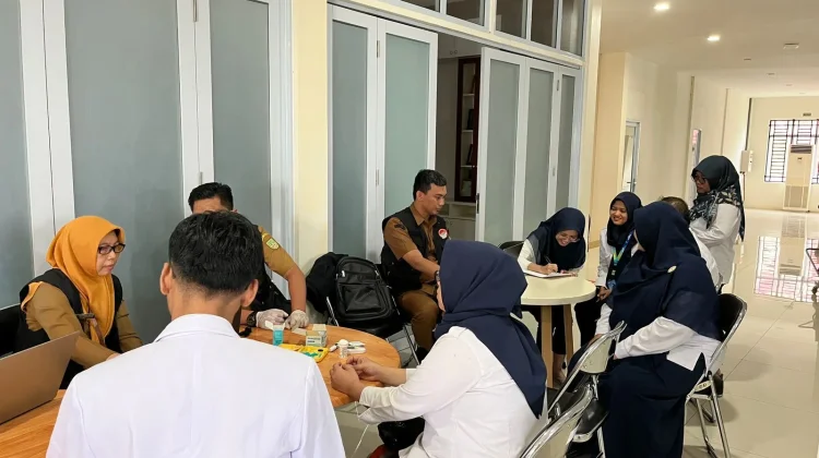 Puskesmas Tanjung Buntung Gelar Cek Kesehatan Gratis di RRI Batam