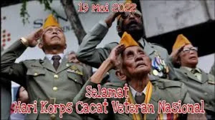 Hari Korps Cacat Veteran Indonesia Penghormatan kepada Veteran