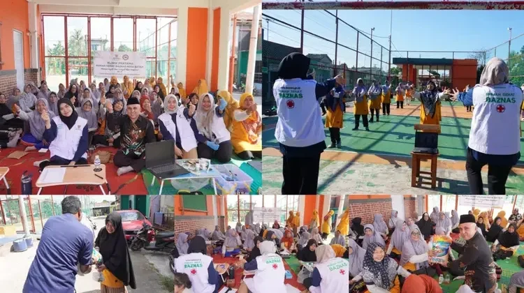 Rumah Sehat BAZNAS Batam Gelar Senam dan Cek Kesehatan Gratis untuk Lansia