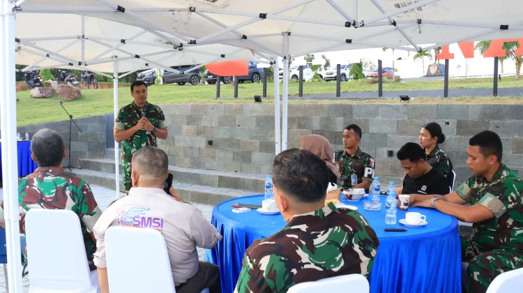 Lanud Hang Nadim Perkuat Sinergi Bersama Insan Pers Batam