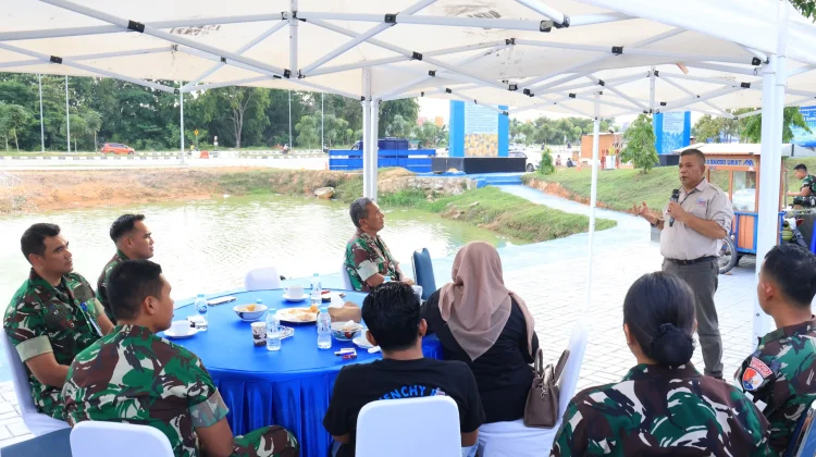 Lanud Hang Nadim Perkuat Sinergi Bersama Insan Pers Batam