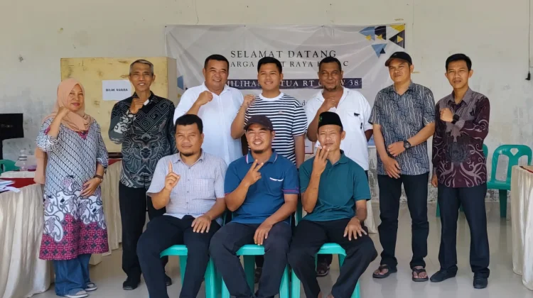 Pemilihan Ketua RT 003 Bukit Raya, Ismail Unggul Peroleh 64 Suara