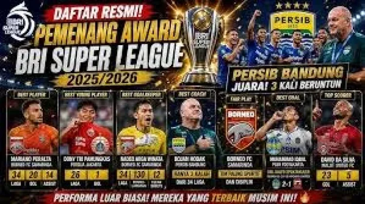 Daftar Penghargaan Individu BRI Super League Tahun 2025/2026