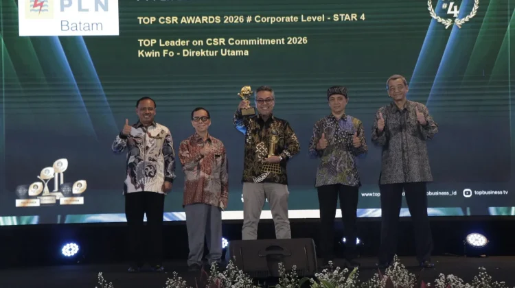 PLN Batam Raih Penghargaan TOP CSR Awards 2026