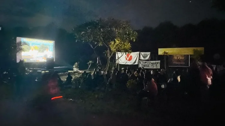 Warga Rempang dan Suku Laut, Nobar Film Dokumenter Pesta Babi