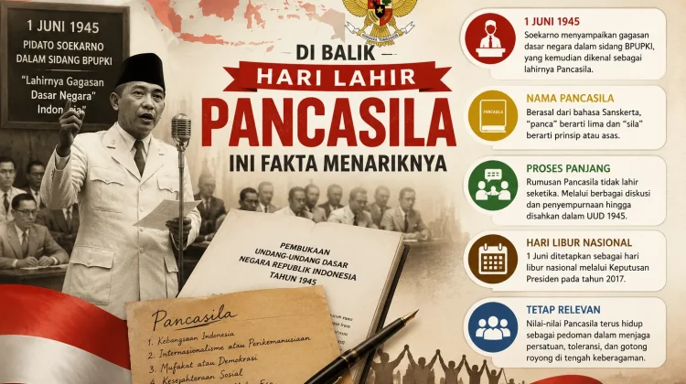 di Balik Hari Lahir Pancasila, ini Fakta Menariknya