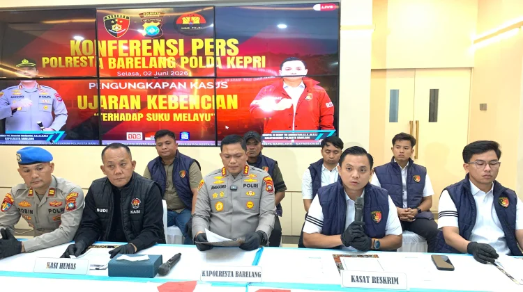 Polresta Barelang Amankan Raja Situmorang Atas Perbuatan Ujaran Kebencian Etnis