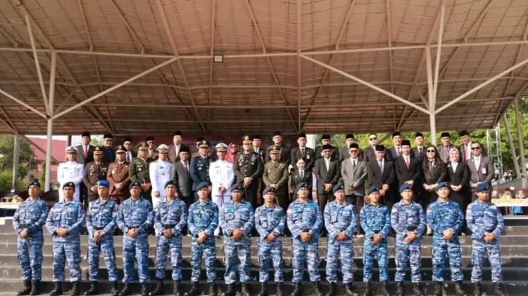 Lanud Hang Nadim Hadiri Peringatan Hari Lahir Pancasila Kota Batam
