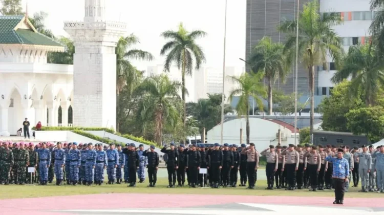 Lanud Hang Nadim Hadiri Peringatan Hari Lahir Pancasila Kota Batam