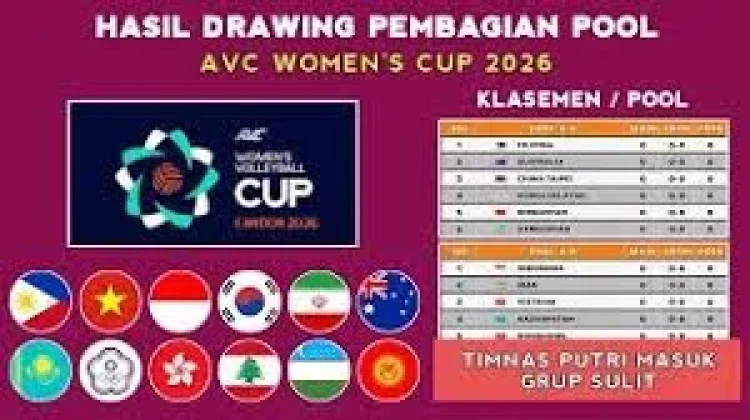 Team Voli Putri Indonesia Berada di Grup B Menghadapi Team Vietnam