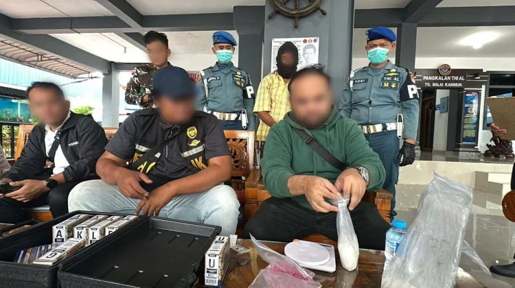 Tim Gabungan Kodaeral IV Gagalkan Penyelundupan Narkotika Malaysia di Karimun