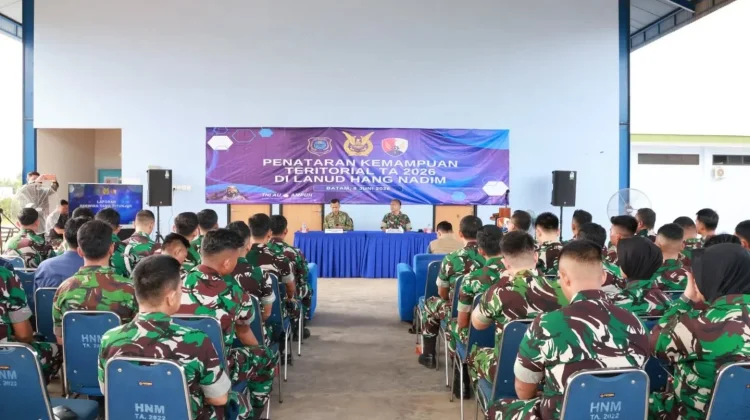 Lanud Hang Nadim Tingkatkan Kemampuan Teritorial Prajurit TNI
