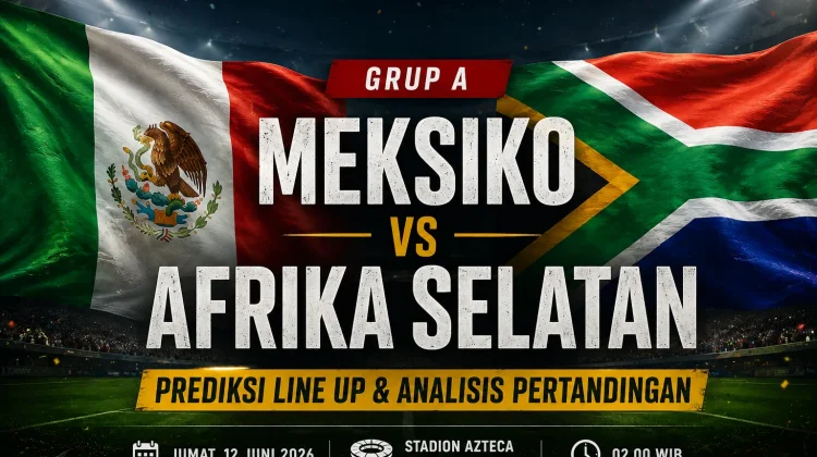Prediksi Line Up Meksiko vs Afrika Selatan di Grup A Piala Dunia 2026