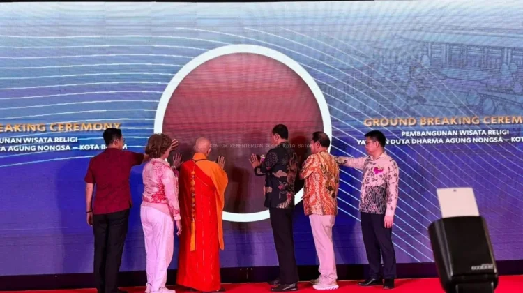 Pembangunan Wisata Religi Buddha di Nongsa Batam Resmi Dimulai