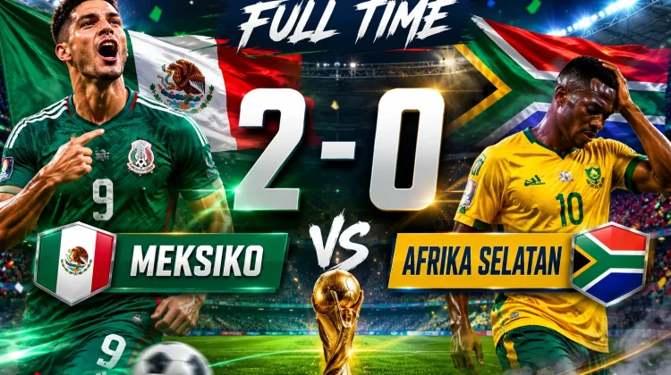 Meksiko Awali Piala Dunia 2026 dengan Kemenangan 2-0 atas Afrika Selatan