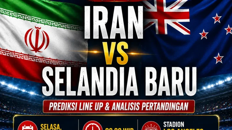 Prediksi Line Up Iran vs Selandia Baru di Grup G Piala Dunia 2026