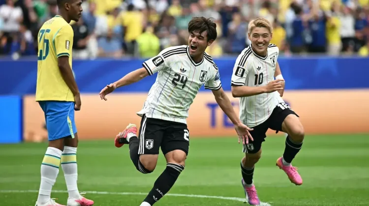 Jepang Ungguli Brasil di Paruh Waktu Babak Pertama