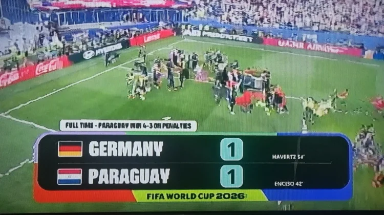 Paraguay Lolos ke 16 Besar usai Menang Adu Pinalti Kontra Jerman