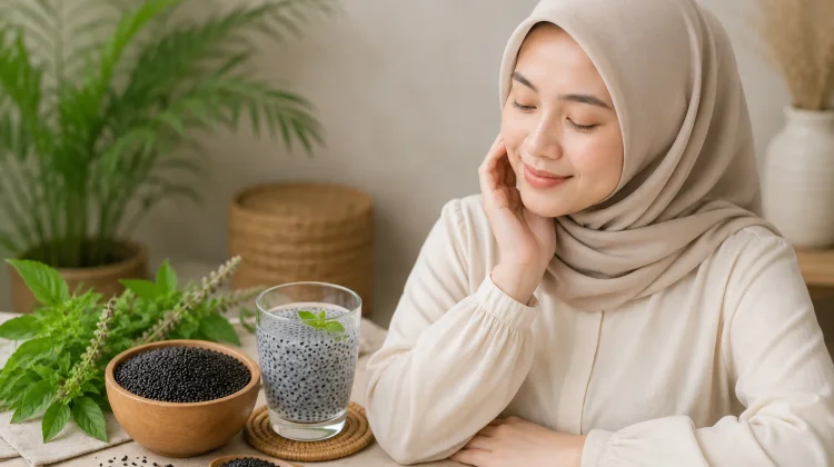 Biji Selasih Dukung Kecantikan Kulit Secara Alami