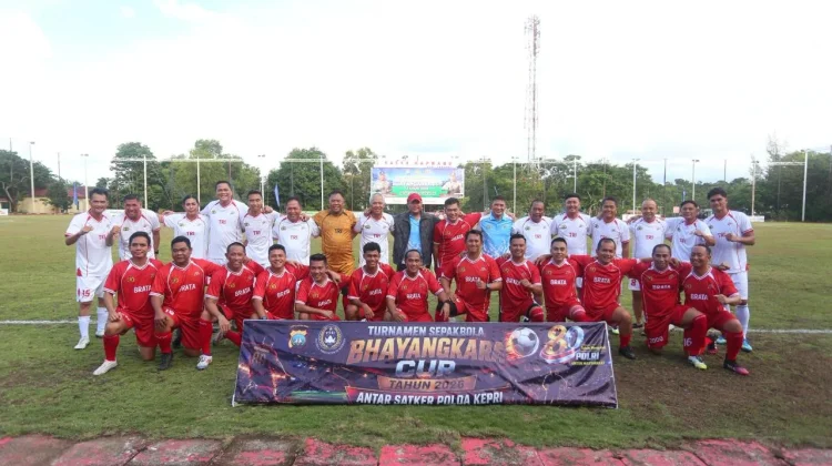 Polresta Barelang Juarai Turnamen Sepak Bola Hari Bhayangkara ke-80