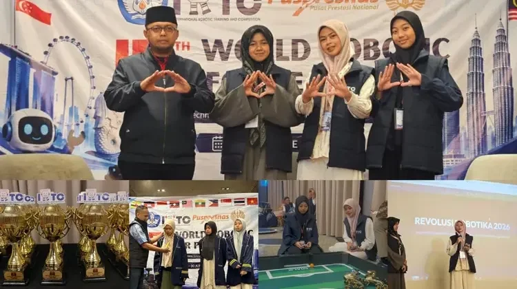 Santri Batam Borong Empat Juara Robotika Internasional di Malaysia