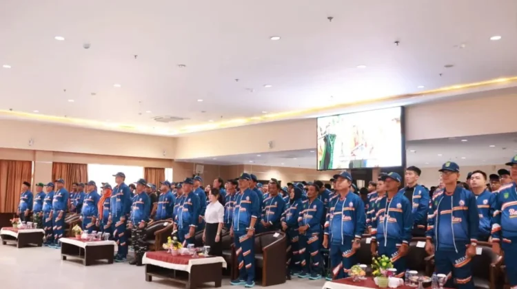 Lanud Hang Nadim Ikut Lepas Kontingen Batam di POPDA X Kepri 2026