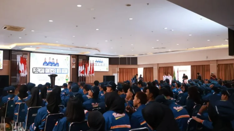 Lanud Hang Nadim Ikut Lepas Kontingen Batam di POPDA X Kepri 2026