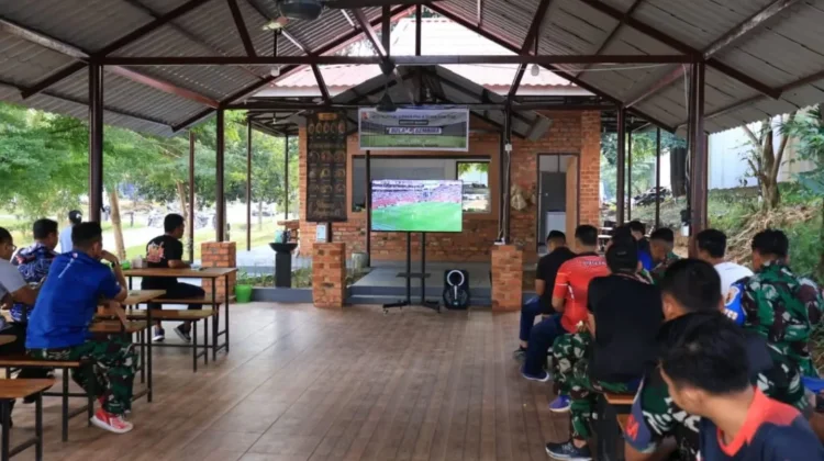 Nobar Piala Dunia 2026 Pererat Kebersamaan Personel Lanud Hang Nadim