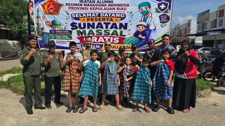 Aksi Nyata Bela Negara, IARMI Kepri Gelar Sunatan Massal untuk Anak-anak di Batam