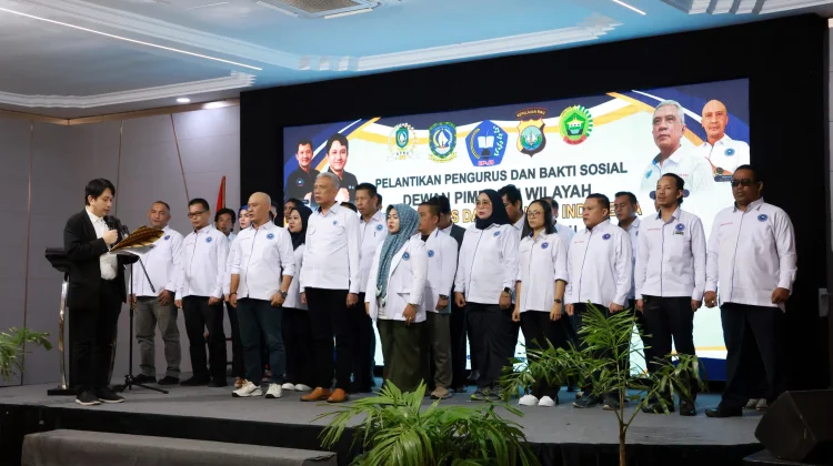 Lanud Hang Nadim Hadiri Pelantikan DPW IPJI Kepri dan Bakti Sosial