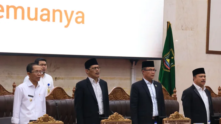 Danlanud Hang Nadim Hadiri Paripurna DPRD Bahas APBD Kota Batam 2026
