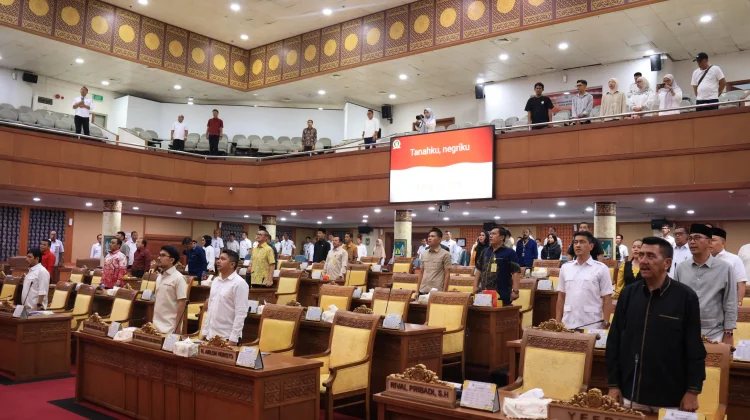 Danlanud Hang Nadim Hadiri Paripurna DPRD Bahas APBD Kota Batam 2026