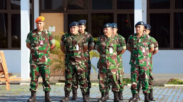 Komandan Lanud Hang Nadim Pimpin Sertijab Kaintel Perkuat Soliditas Satuan