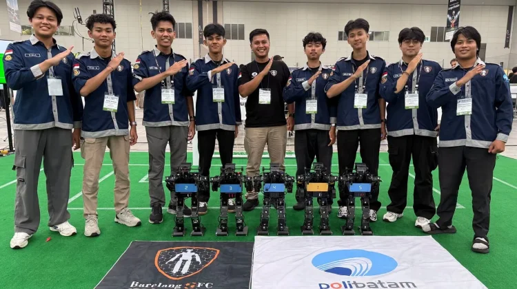 Barelang FC Polibatam Raih Runner-up Dunia Robot Humanoid RoboCup 2026