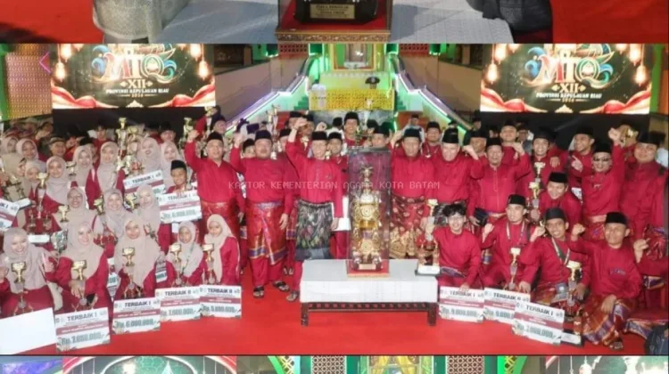 Batam Pertahankan Juara Umum MTQ XII Kepri 2026