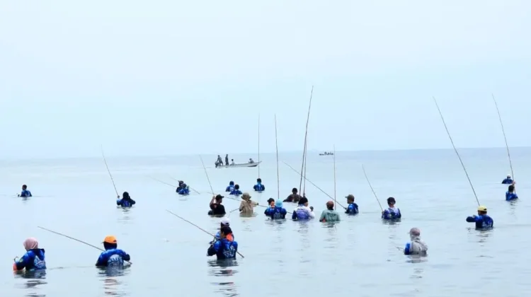Danlanud Hang Nadim Hadiri Nobar Piala Dunia dan Festival Mancing Batam