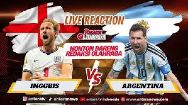Jadwal Pertandingan Semifinal Piala Dunia Inggris Vs Argentina Tahun 2026