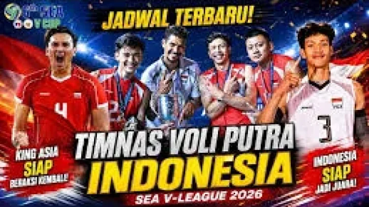 Jadwal Pertandingan Voli leg 1 SEA V Cup Putra Tahun 2026