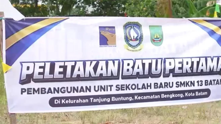 Pembangunan SMK Negeri 13 Batam Dimulai, Wali Kota Batam Tekankan Pendidikan