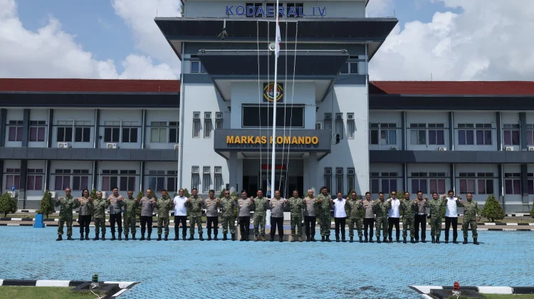 Kodaeral IV dan Polda Kepri Perkuat Sinergi Jaga Keamanan Wilayah