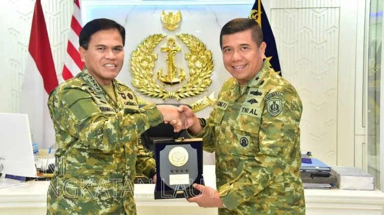 Kasal Pimpin Sertijab Danpusteral Perkuat Pembinaan Teritorial Laut
