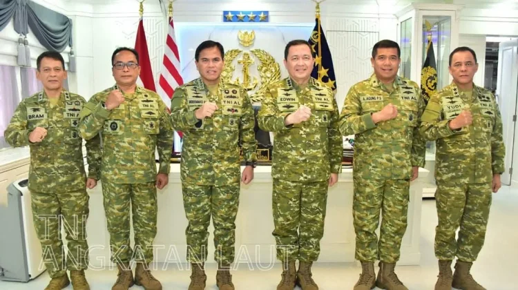 Kasal Pimpin Sertijab Danpusteral Perkuat Pembinaan Teritorial Laut
