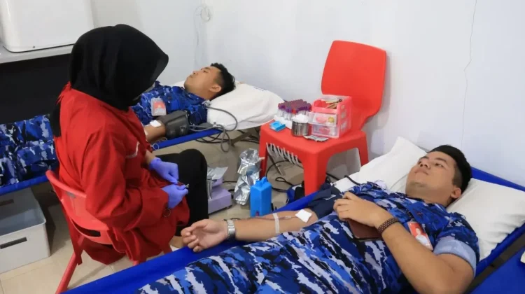 Hari Bakti TNI AU Ke-79, Lanud Hang Nadim Gelar Donor Darah
