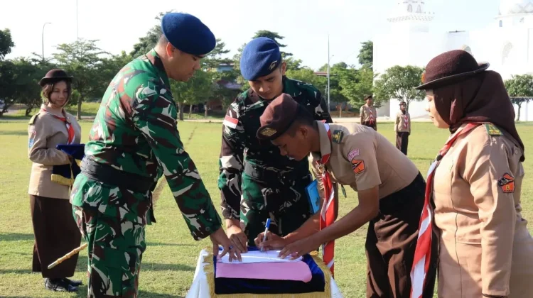 Lanud Hang Nadim Regenerasi Kepemimpinan Saka Dirgantara Angkatan V