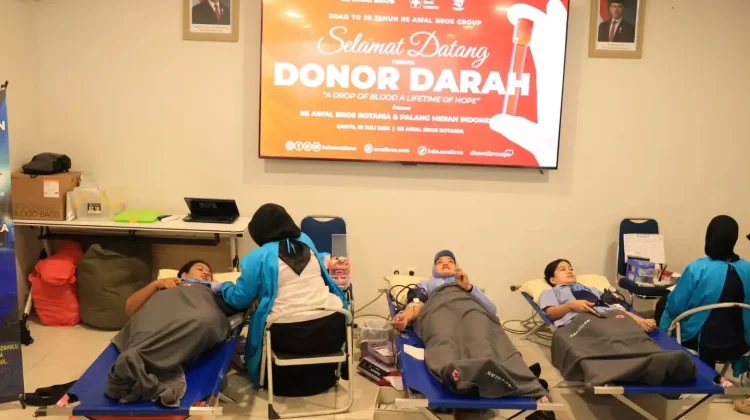 Hari Bakti TNI AU Ke-79, Lanud Hang Nadim Partisipasi Donor Darah